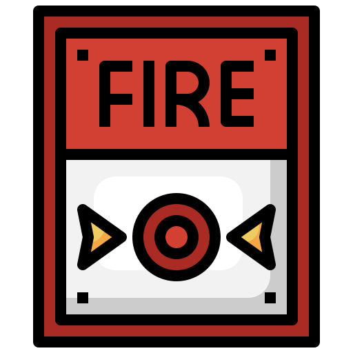 alarme incendie Surang Lineal Color Icône