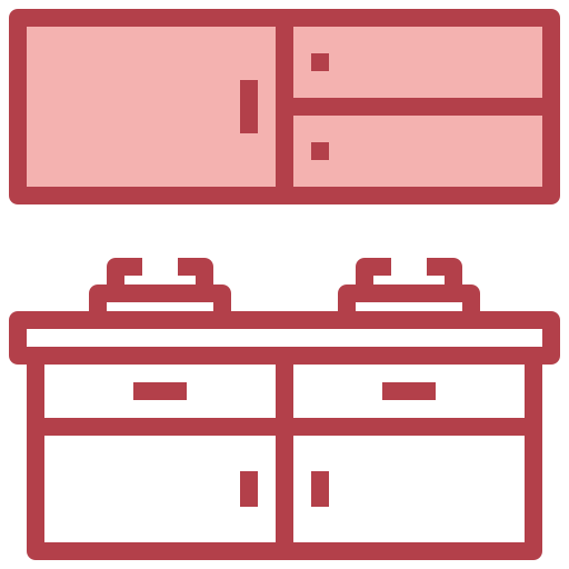 muebles de cocina Surang Red icono