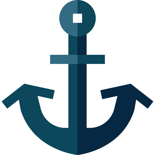 Anchor Basic Straight Flat icon
