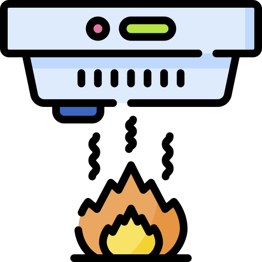 Smoke detector Special Lineal color icon