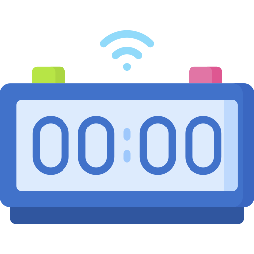 reloj digital Special Flat icono