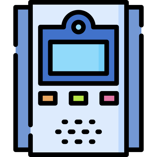 video deurtelefoon Special Lineal color icoon