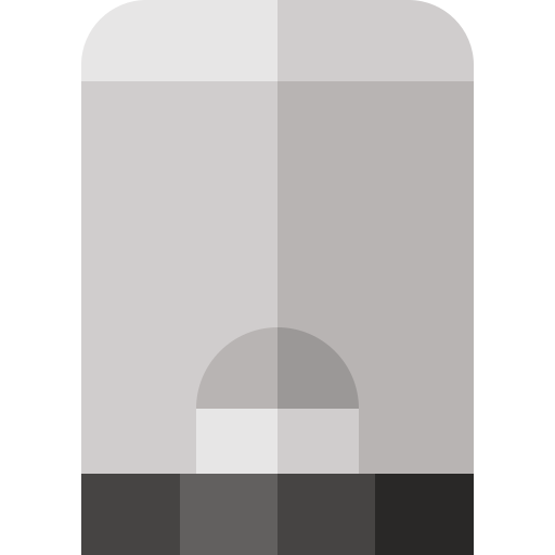 Waste bin Basic Straight Flat icon