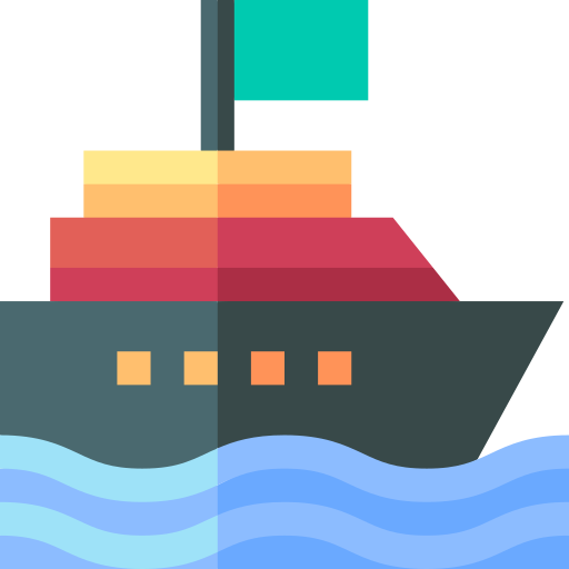 Boat Basic Straight Flat icon