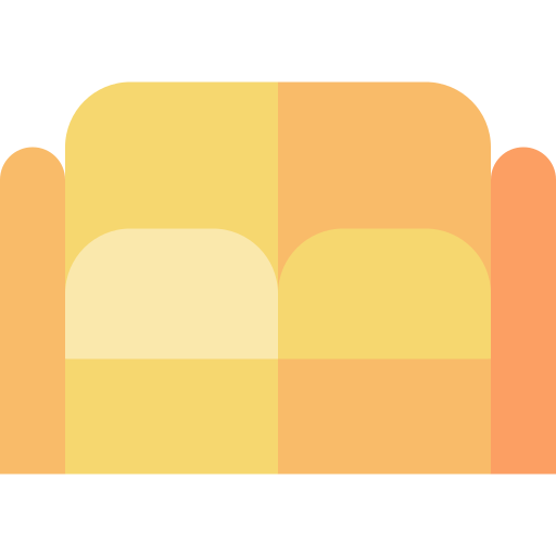 sofa Basic Straight Flat icon