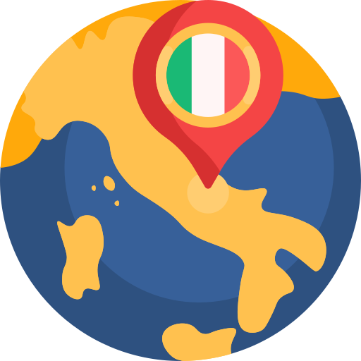 italië Detailed Flat Circular Flat icoon