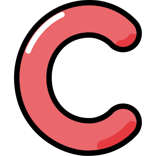 Letter c Generic Outline Color icon