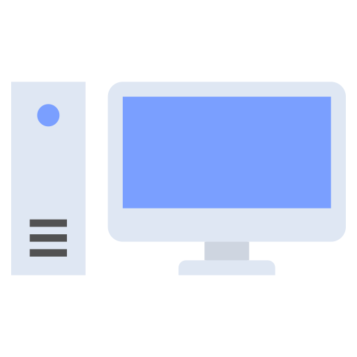computer desktop Generic Flat icona