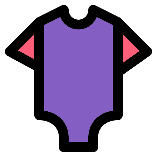 onesie Generic Outline Color icoon