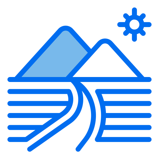 Landscape Generic Blue icon
