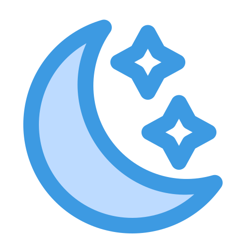 modo nocturno Generic Blue icono