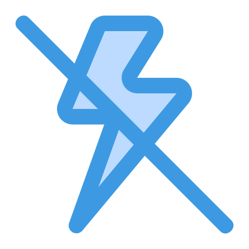 フラッシュオフ Generic Blue icon