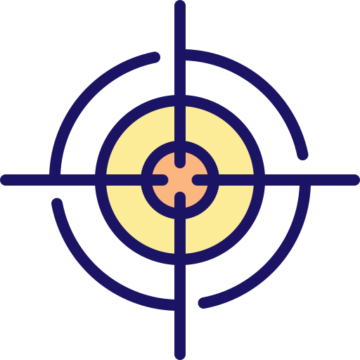 Aim Generic Outline Color icon