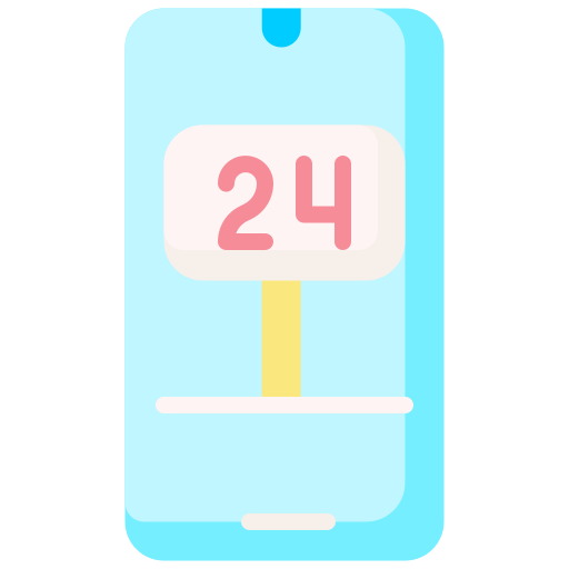 24 stunden zeichen Generic Flat icon