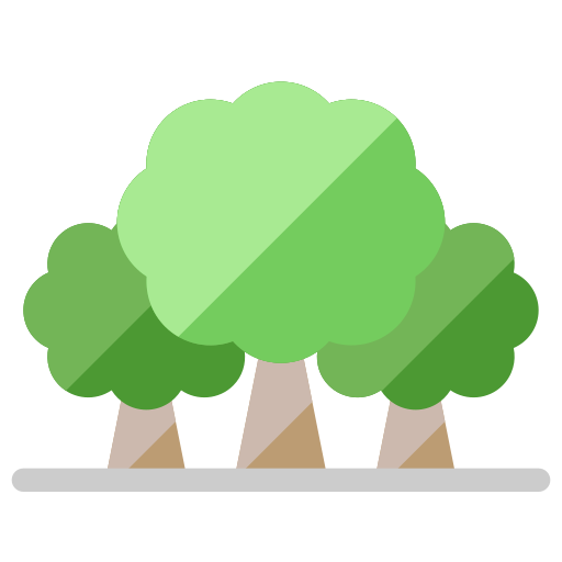 des arbres Generic Flat Icône