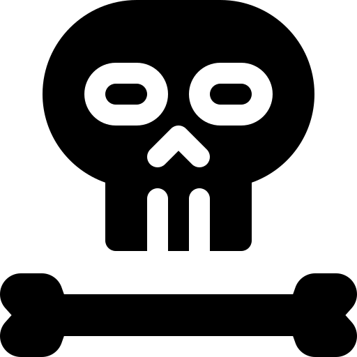 Śmierć Basic Rounded Filled ikona