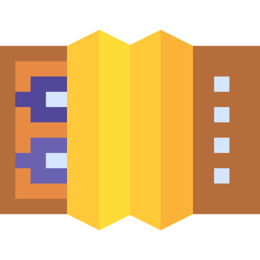 accordeon Basic Straight Flat icoon