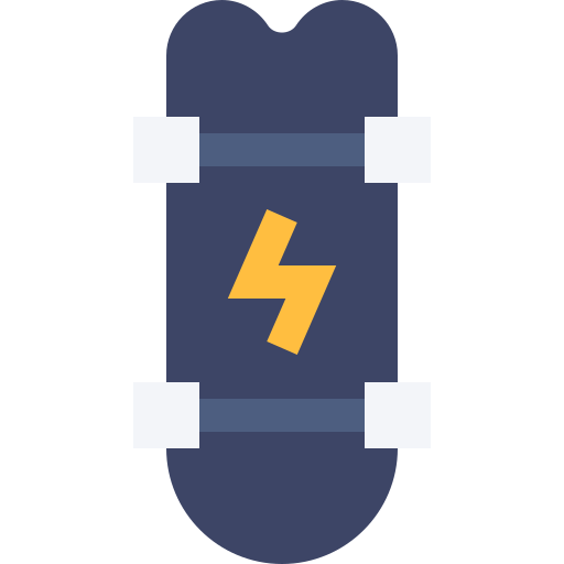 patineta Basic Straight Flat icono