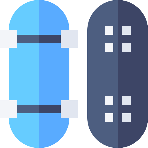 patineta Basic Straight Flat icono