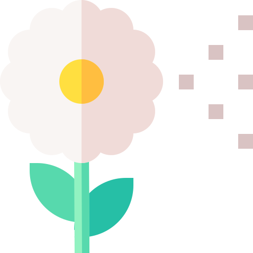 pyłek kwiatowy Basic Straight Flat ikona