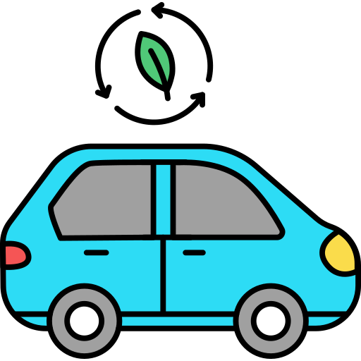 voiture écologique Generic Outline Color Icône