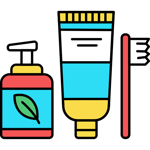 productos de higiene Generic Outline Color icono