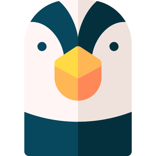 pinguino Basic Rounded Flat icona