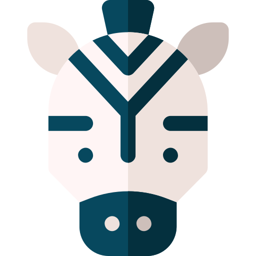 Zebra Basic Rounded Flat icon