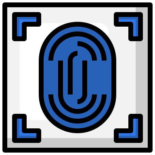 Fingerprint Surang Lineal Color icon