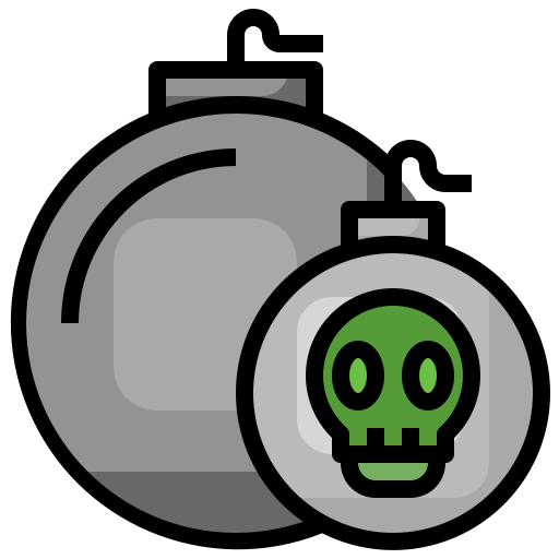 Bomb Surang Lineal Color icon