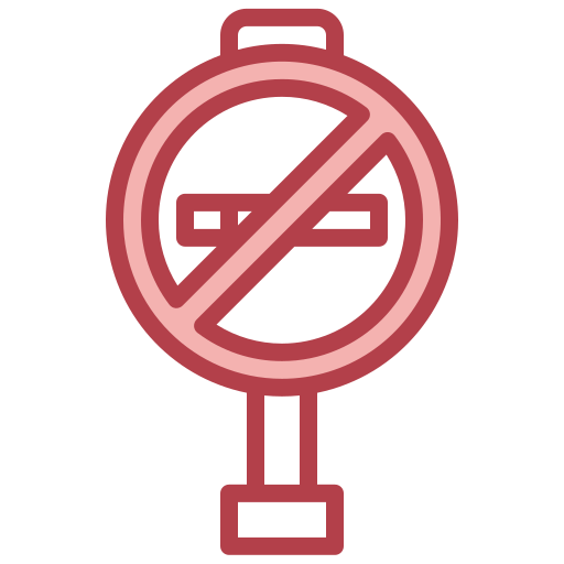 No smoking Surang Red icon