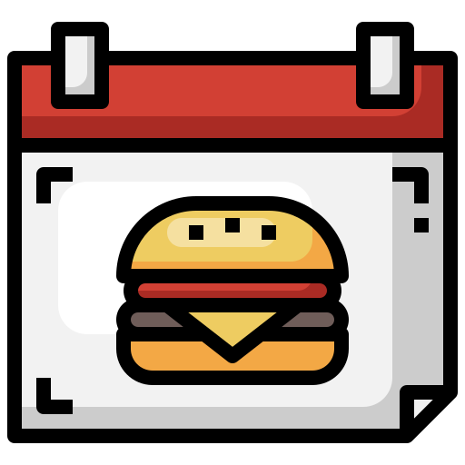 burger Surang Lineal Color icon