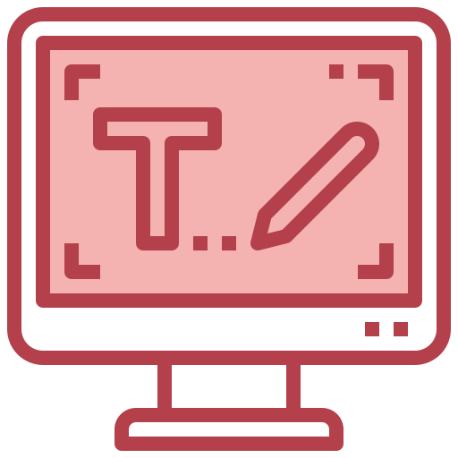 タイポグラフィ Surang Red icon