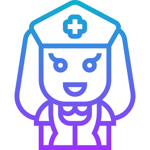 pielęgniarka Meticulous Gradient ikona