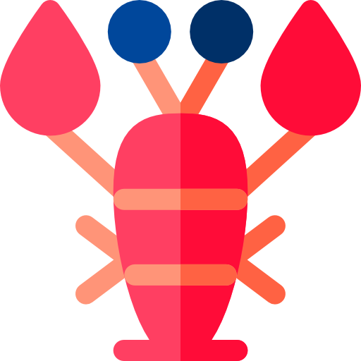 Lobster Basic Rounded Flat icon