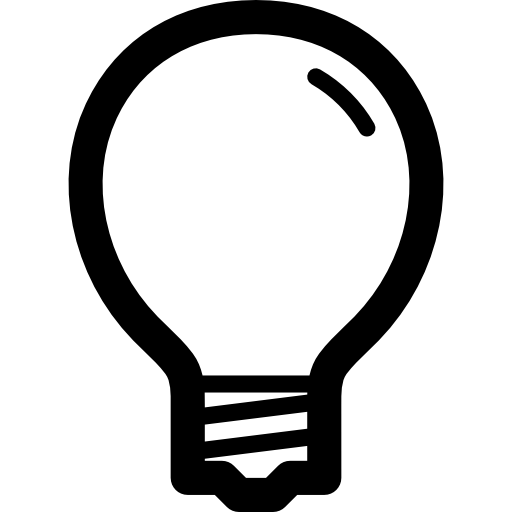 Light bulb Dreamstale Lineal icon