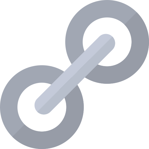 Link Basic Rounded Flat icon