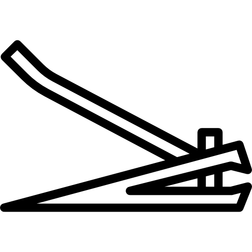 Nail clippers Basic Mixture Lineal icon