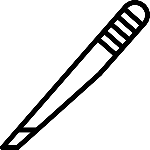 Tweezers Basic Mixture Lineal icon
