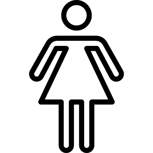Woman Basic Mixture Lineal icon