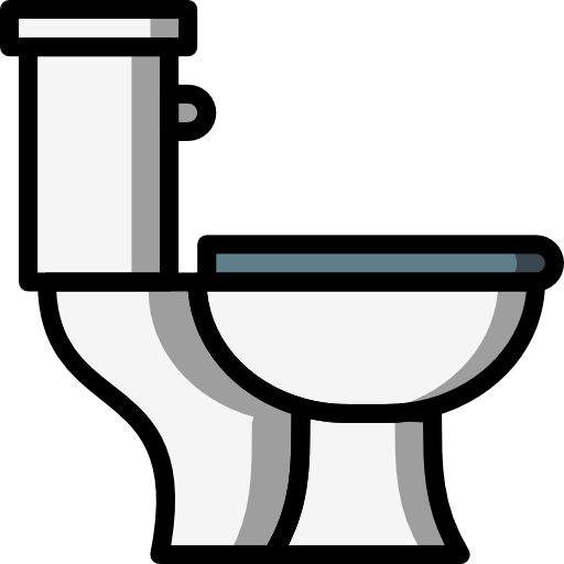 toilet Basic Mixture Lineal color icoon