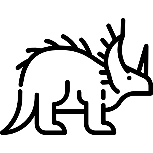 styracosaurus Special Lineal icona