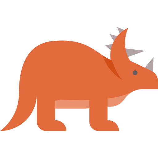 triceratops Special Flat icon