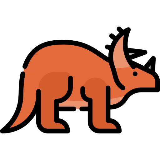 triceratops Special Lineal color icon