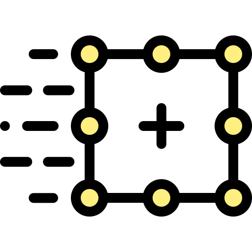 試合の移動 Detailed Rounded Lineal color icon