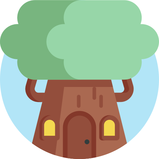 Tree house Detailed Flat Circular Flat icon