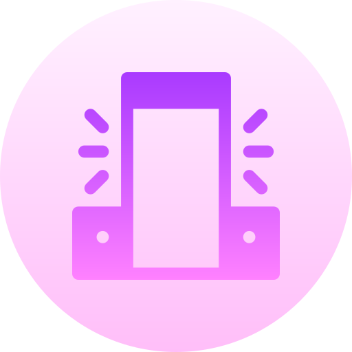 metaaldetector Basic Gradient Circular icoon