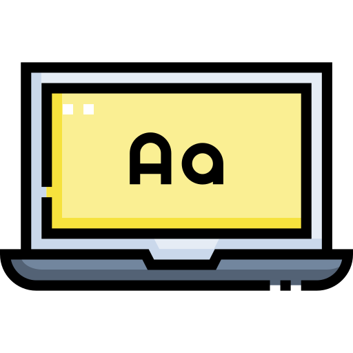 computadora portátil Detailed Straight Lineal color icono