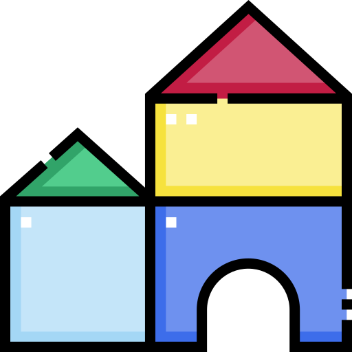 Блоки Detailed Straight Lineal color иконка