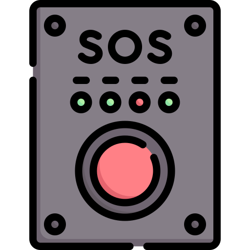 boton de emergencia Special Lineal color icono